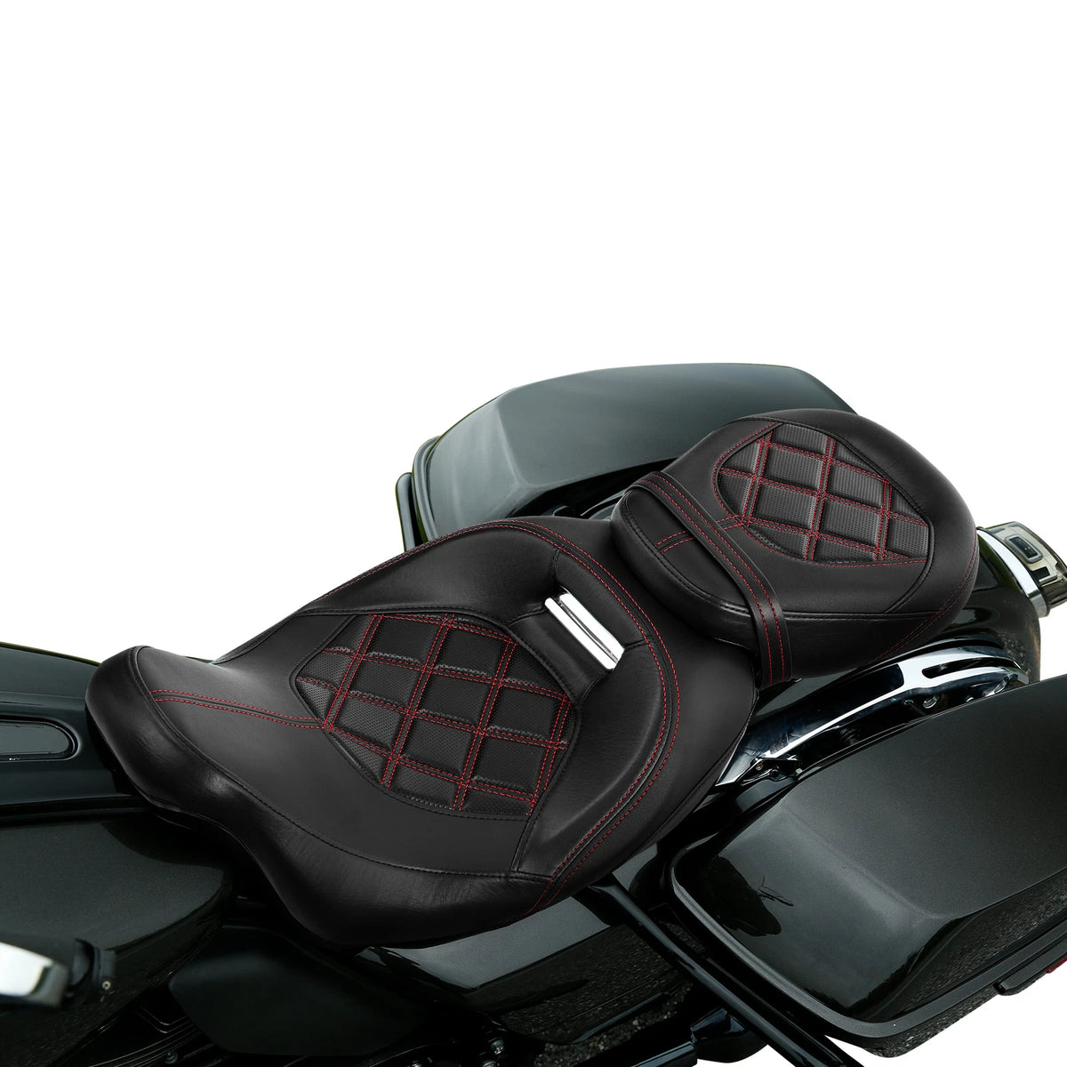 Driver Passenger Seat for Harley Touring Electra Street Road Glide (2009–2023)