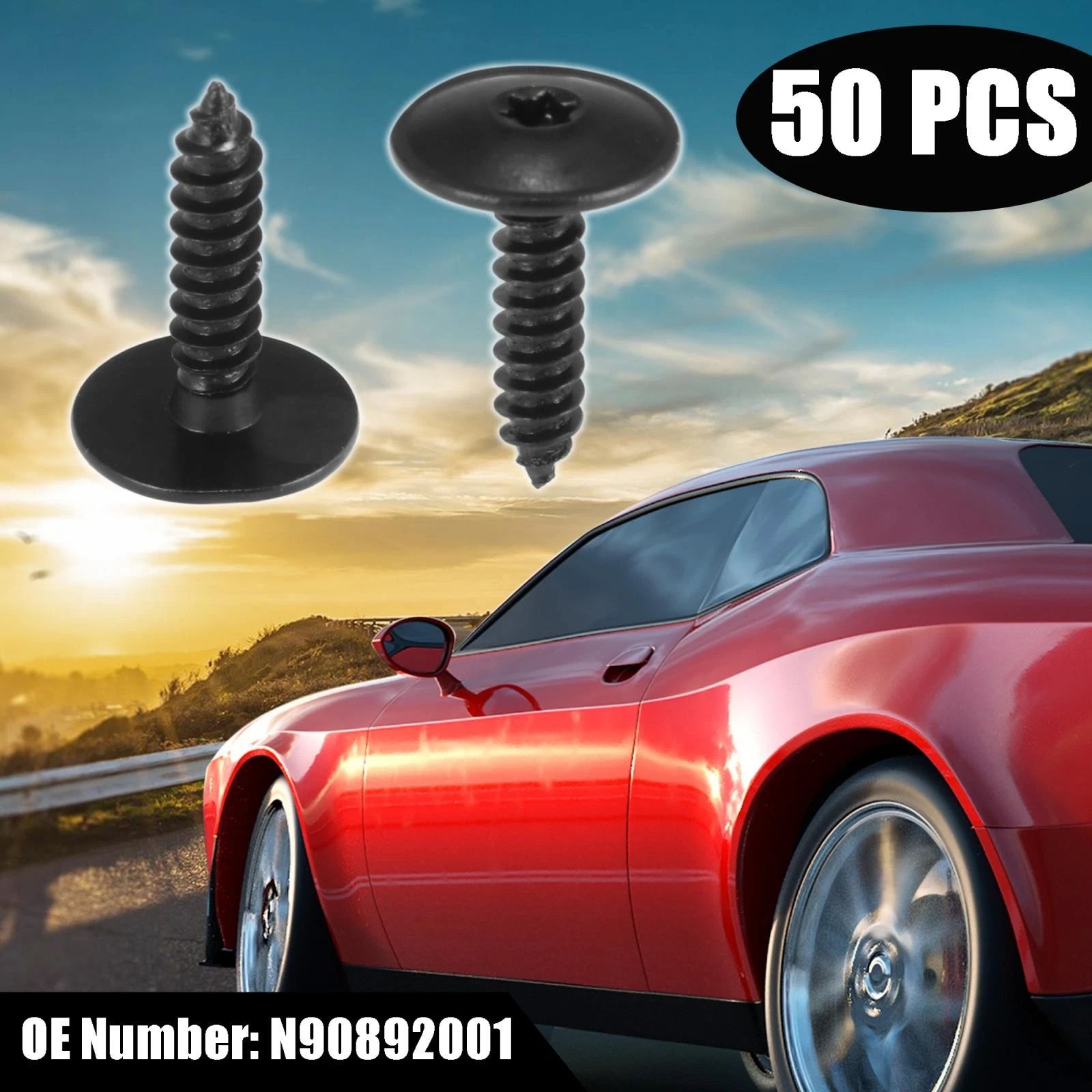 Fender Liner Tapping Screws 50 Pack for VW Audi (2005–2020)