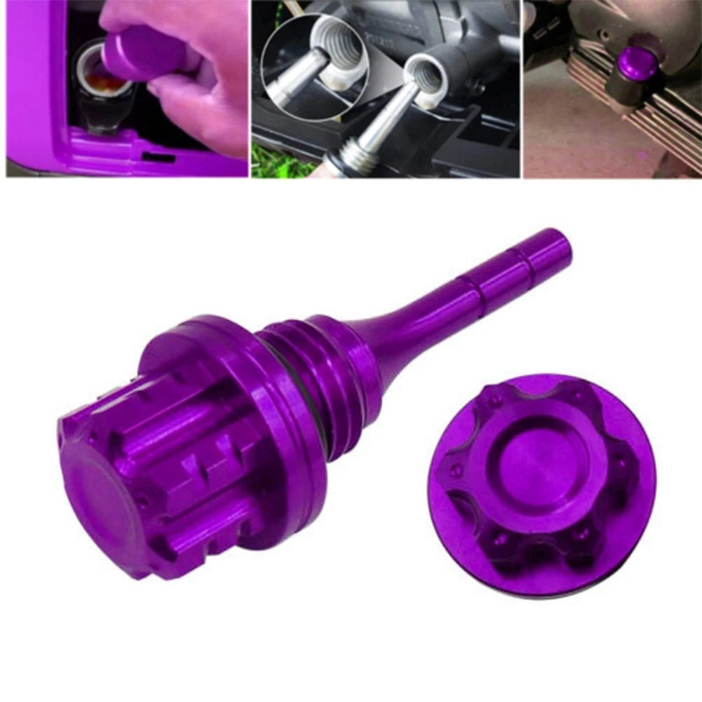 Engine Dipstick for Motorcycle (Hex Aluminum Alloy)