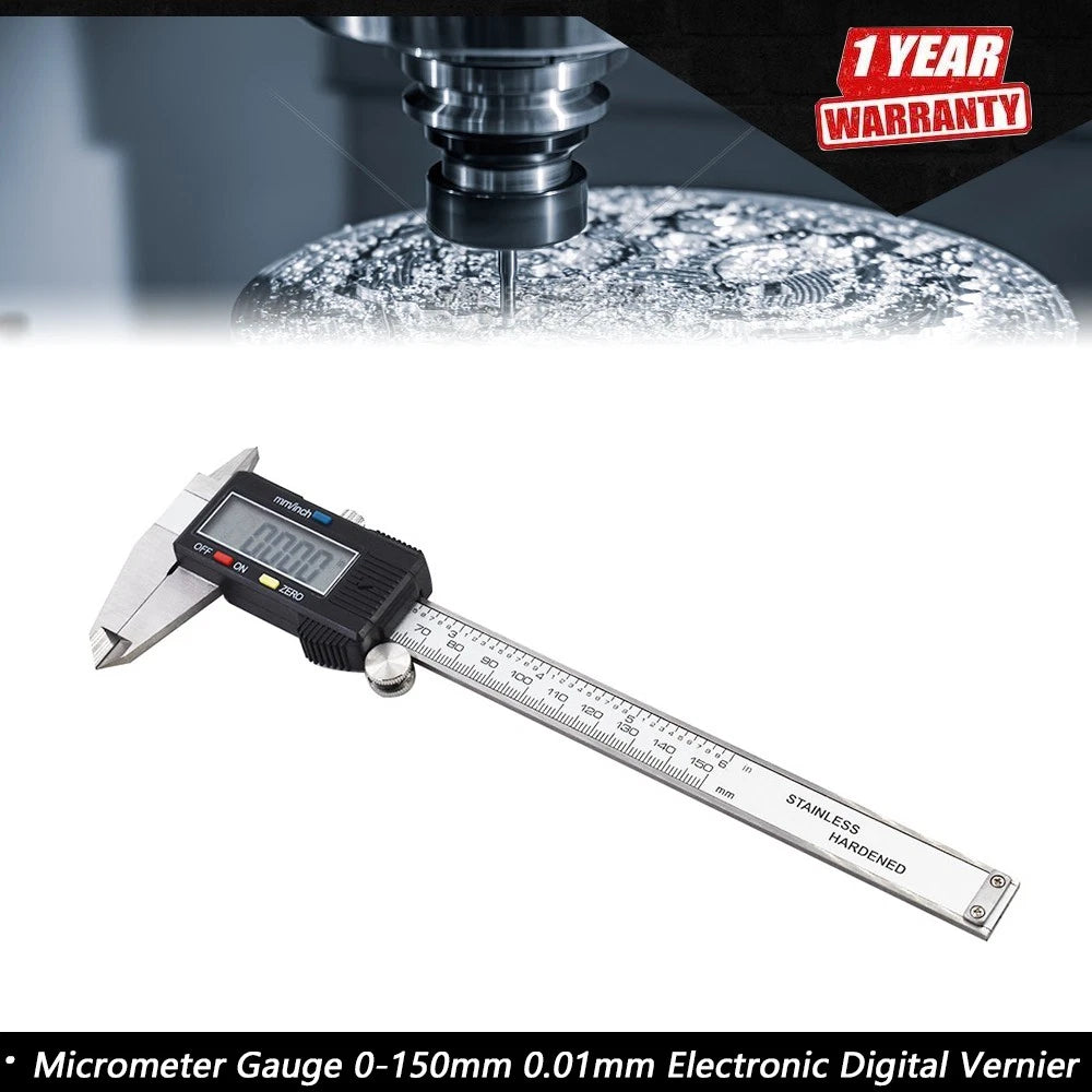 Micrometer Gauge 0-150mm 0.01mm Digital Vernier Caliper