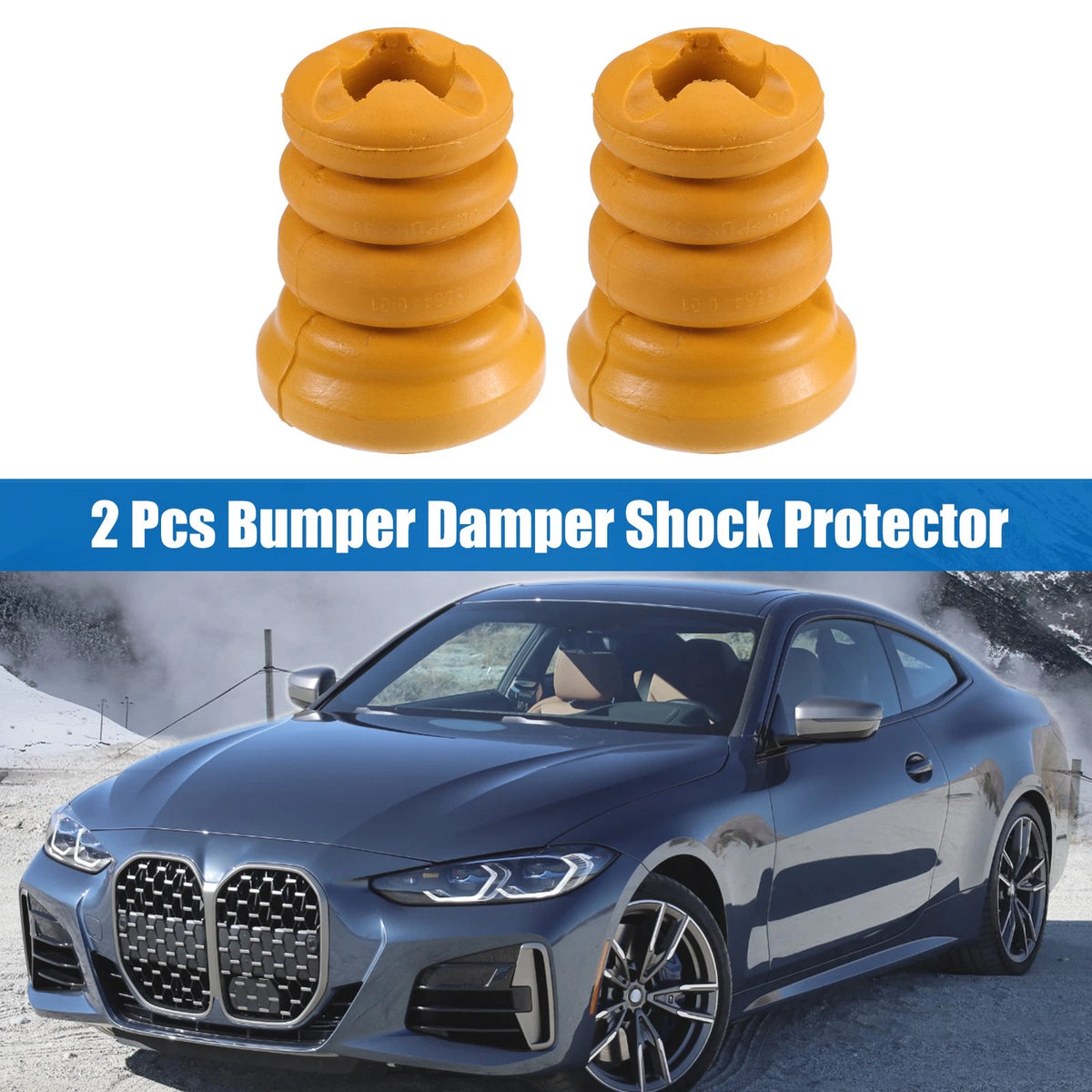 2X Bumper Damper Shock Protector for BMW 428i (2014–2016) No. 31336854700