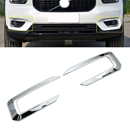 ABS Chrome Front Fog Lamp Shade Cover Trim for Volvo XC40 (2018–2022)