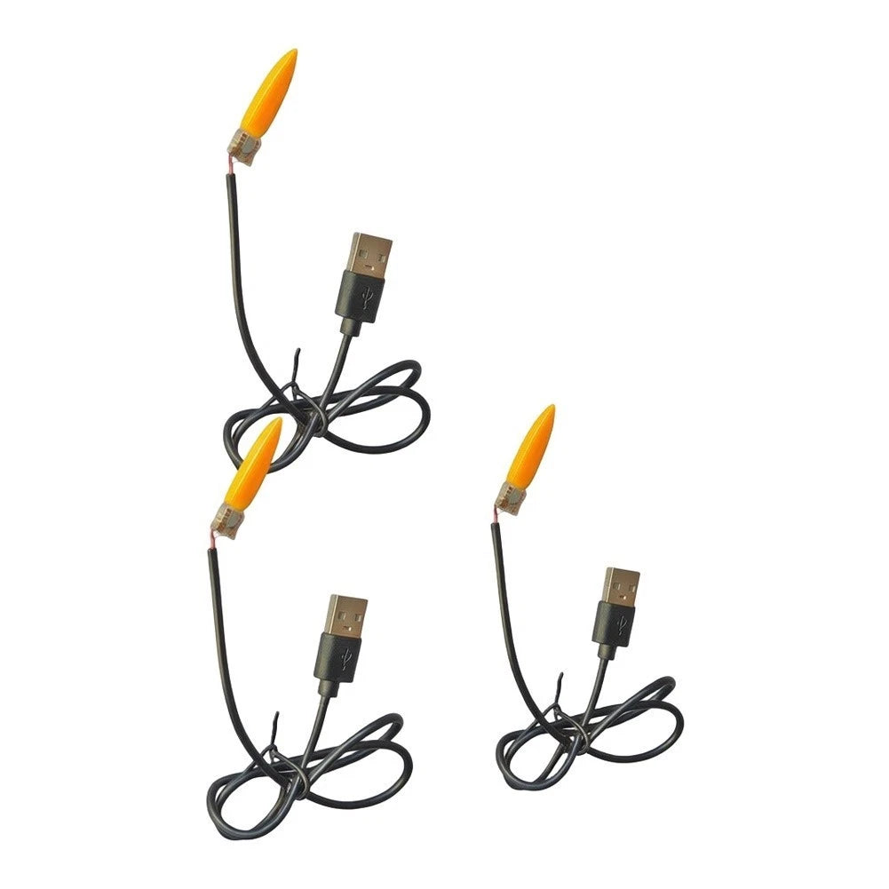 USB 5V LED Flame Lamp for Party Cafe Bar Ambient Lighting