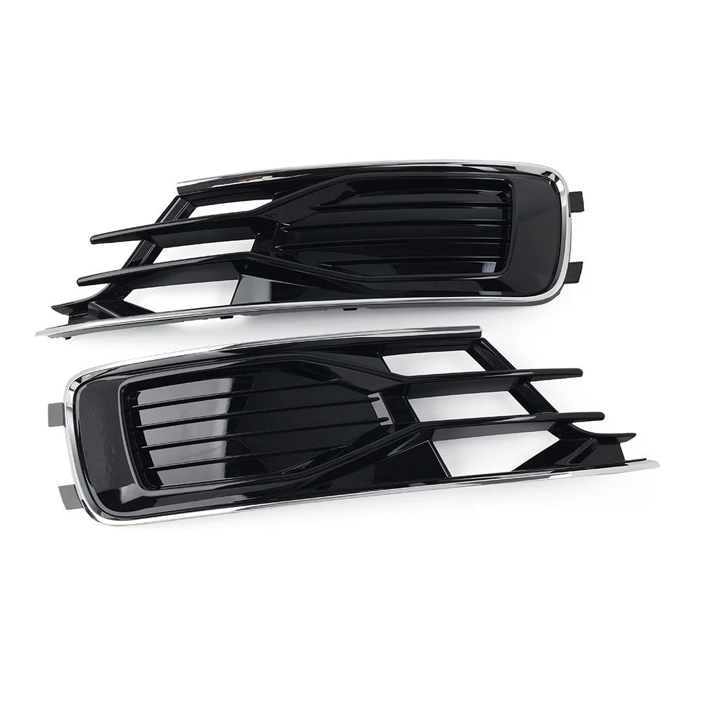 Front Bumper Grille Lower Fog Light Grill Cover for Audi A6 (2014–2018)