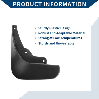 Set of 4 Mud Flaps Splash Guards for Citroen C5 (2014–2016)