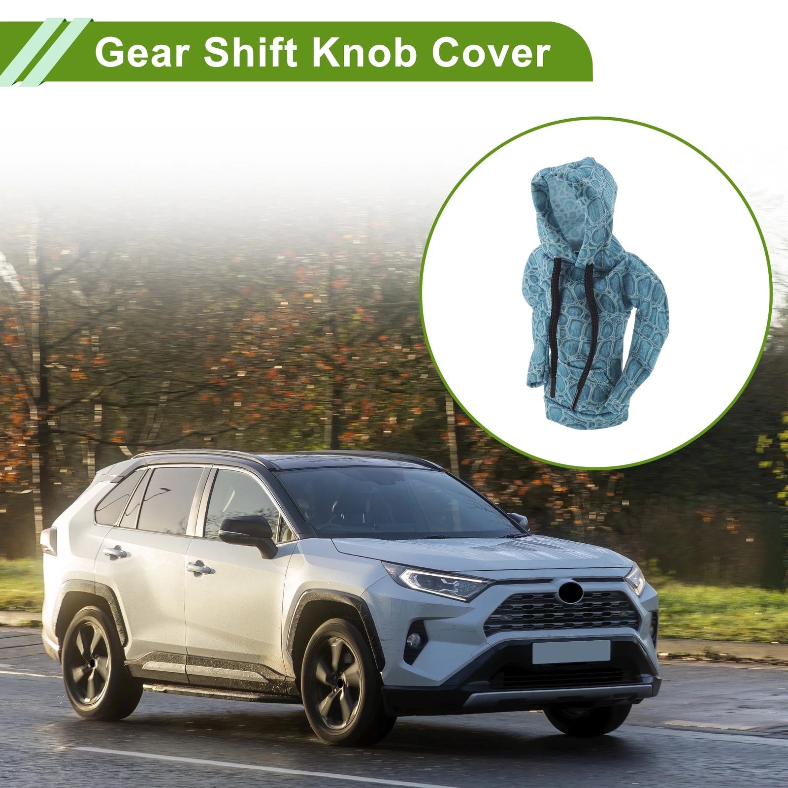 Gear Shift Knob Cover for Car (6.3"x5.12")