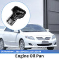 Engine Oil Pan Replacement for Toyota Corolla (1998–2008) Iron Black