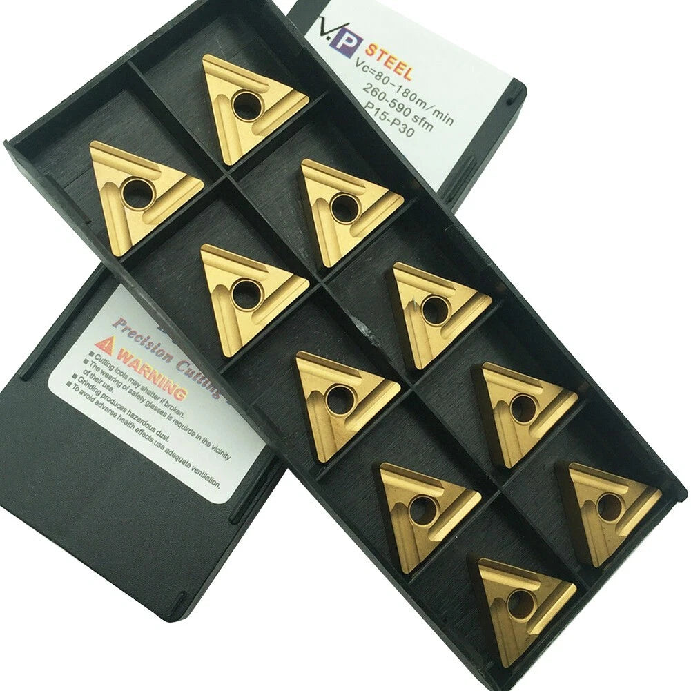 10pcs TNMG160408LS Turning Inserts for Hydraulic Valve Body Processing