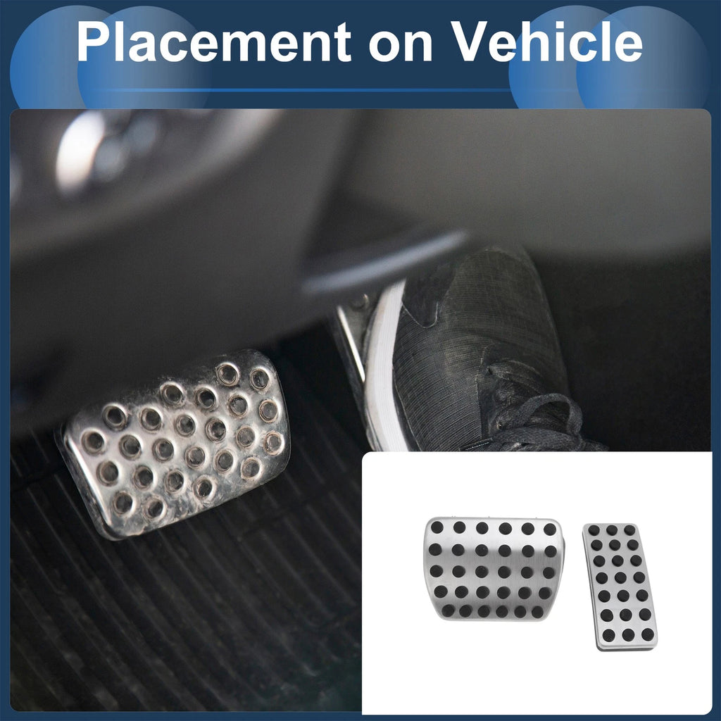 Automatic Footrest Pedals Cover Set for Mercedes-Benz A-Class (2019–2025)