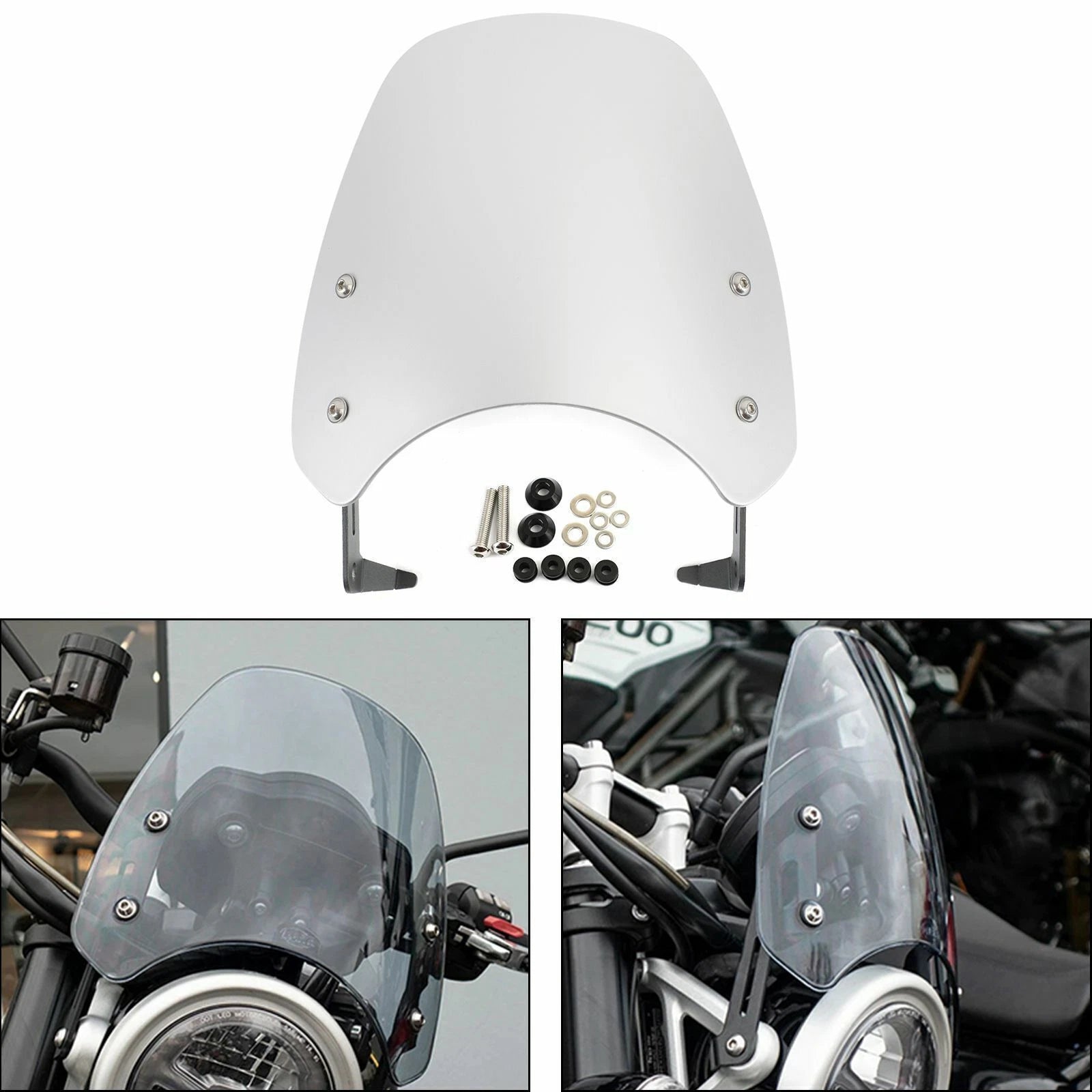 Windshield for Scrambler 1200 (2019–2022) Silver T9