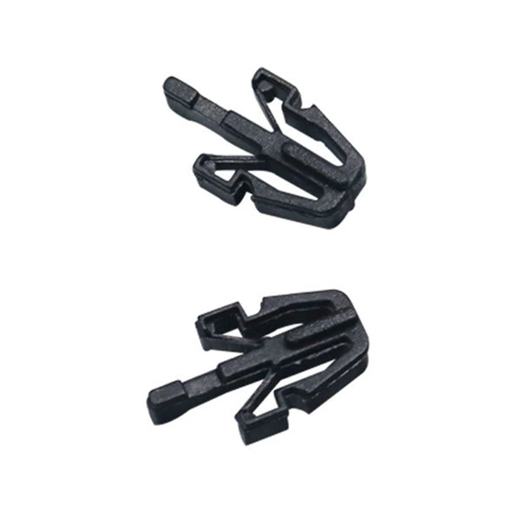 Pack of 50 Black Plastic Grille Retainer Clips for Various Applications