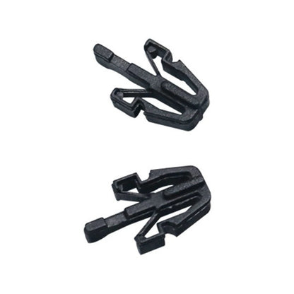 Pack of 50 Black Plastic Grille Retainer Clips for Various Applications