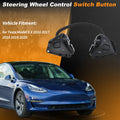 Pair Steering Wheel Switch for Tesla Model S X (2016–2020) 101324200F 101324200J
