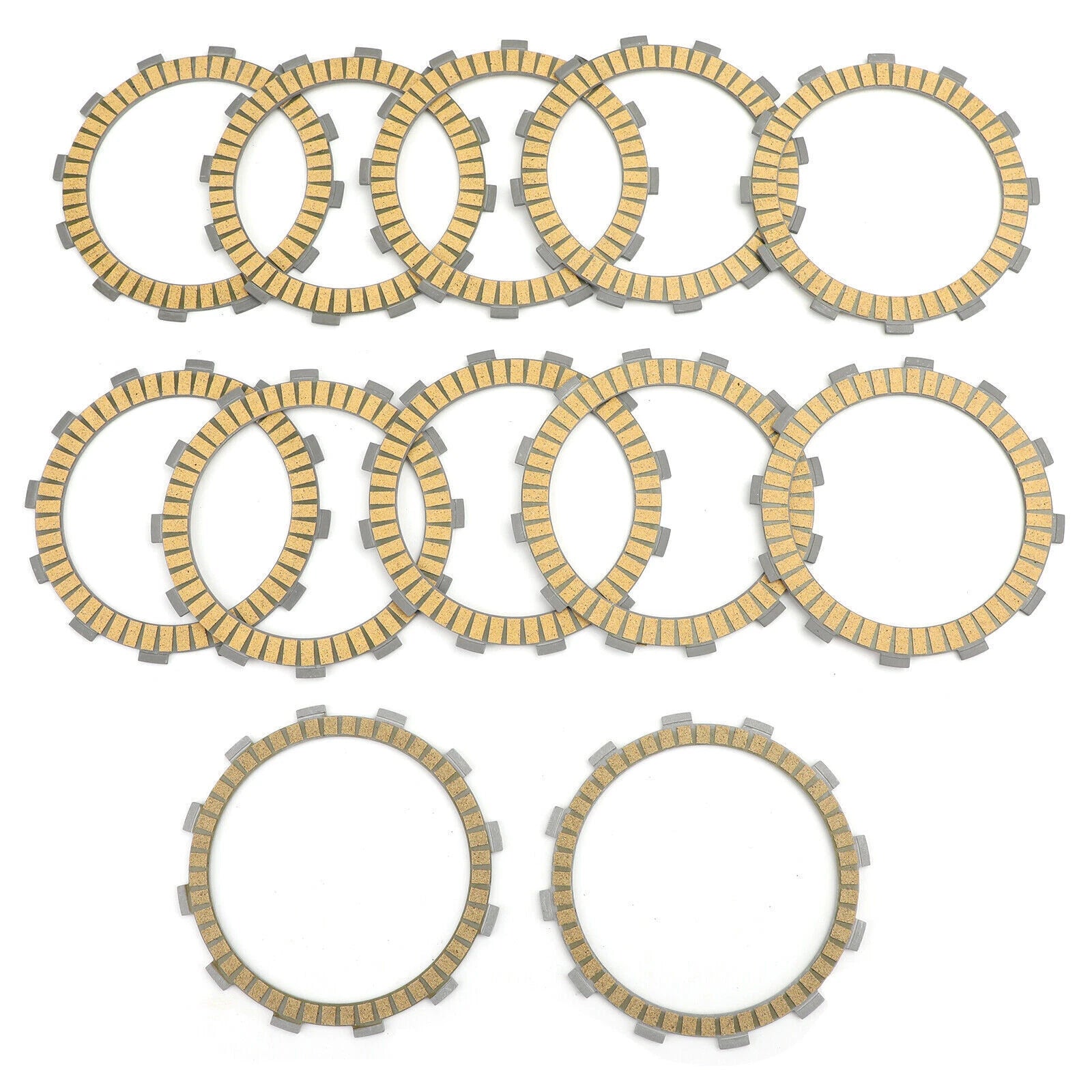 Clutch Friction Plate Kit for Kawasaki ZX1200 Ninja ZX-12R (2001–2006) T9