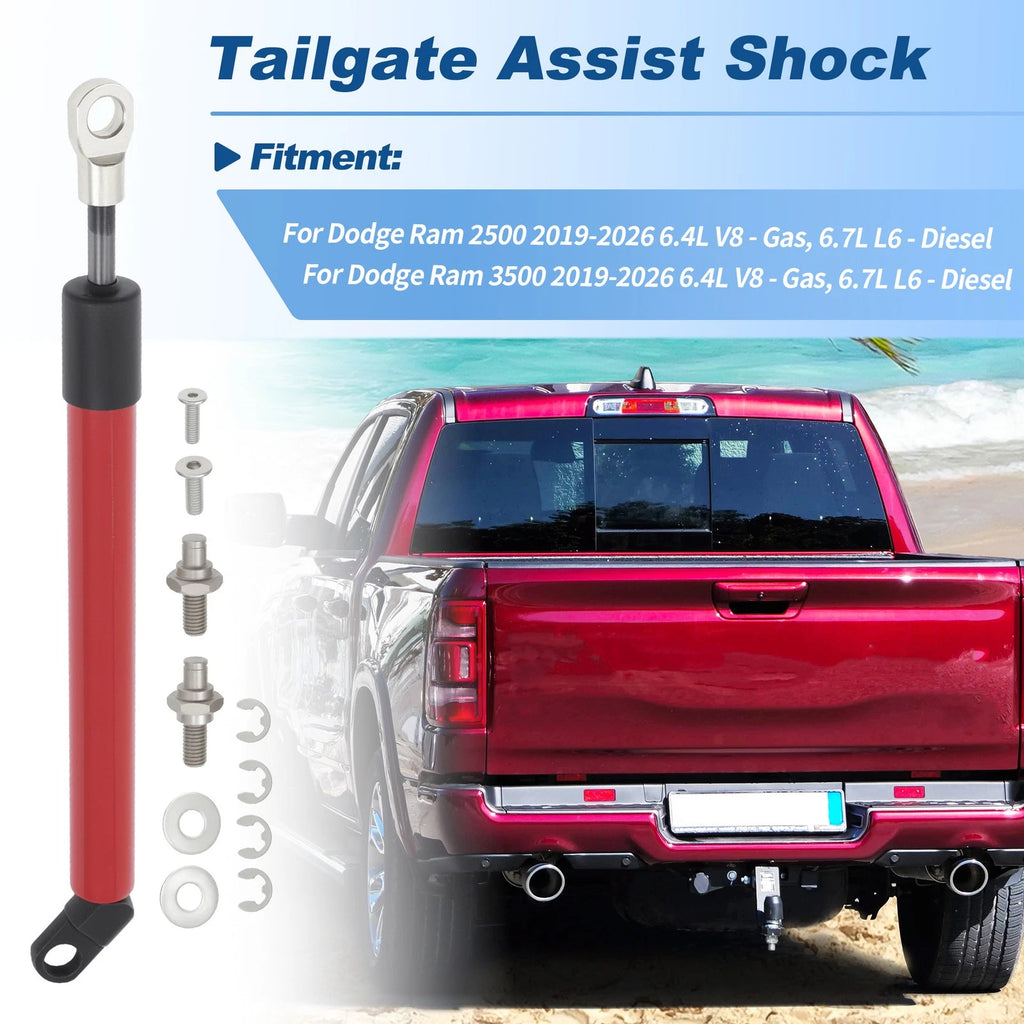 Tailgate Assist Damper for Dodge Ram 2500 3500 (2019–2026)