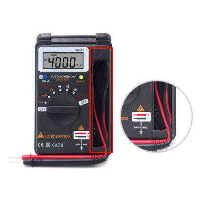VC921 Auto Ranging Multimeter True RMS 4000 Counts Portable Measurement