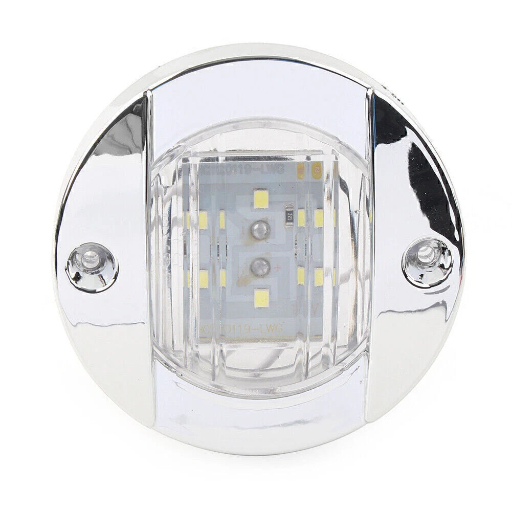 Round 12V 6-LED Side Marker Light for Truck Trailer RV Boat