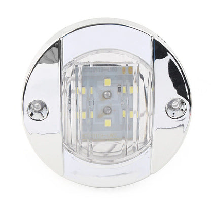 Round 12V 6-LED Side Marker Light for Truck Trailer RV Boat