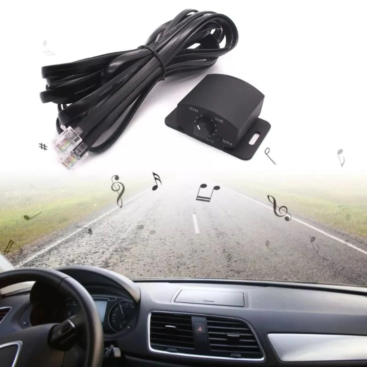 Volume Remote Controller for Car Speaker (Universal)