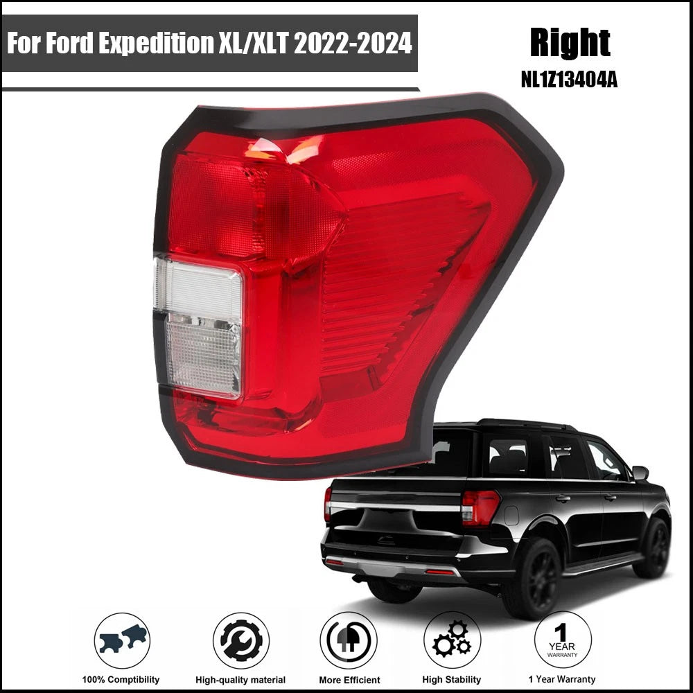 Tail Light Assembly Right Side Halogen for Ford Expedition XL/XLT (2022–2024)