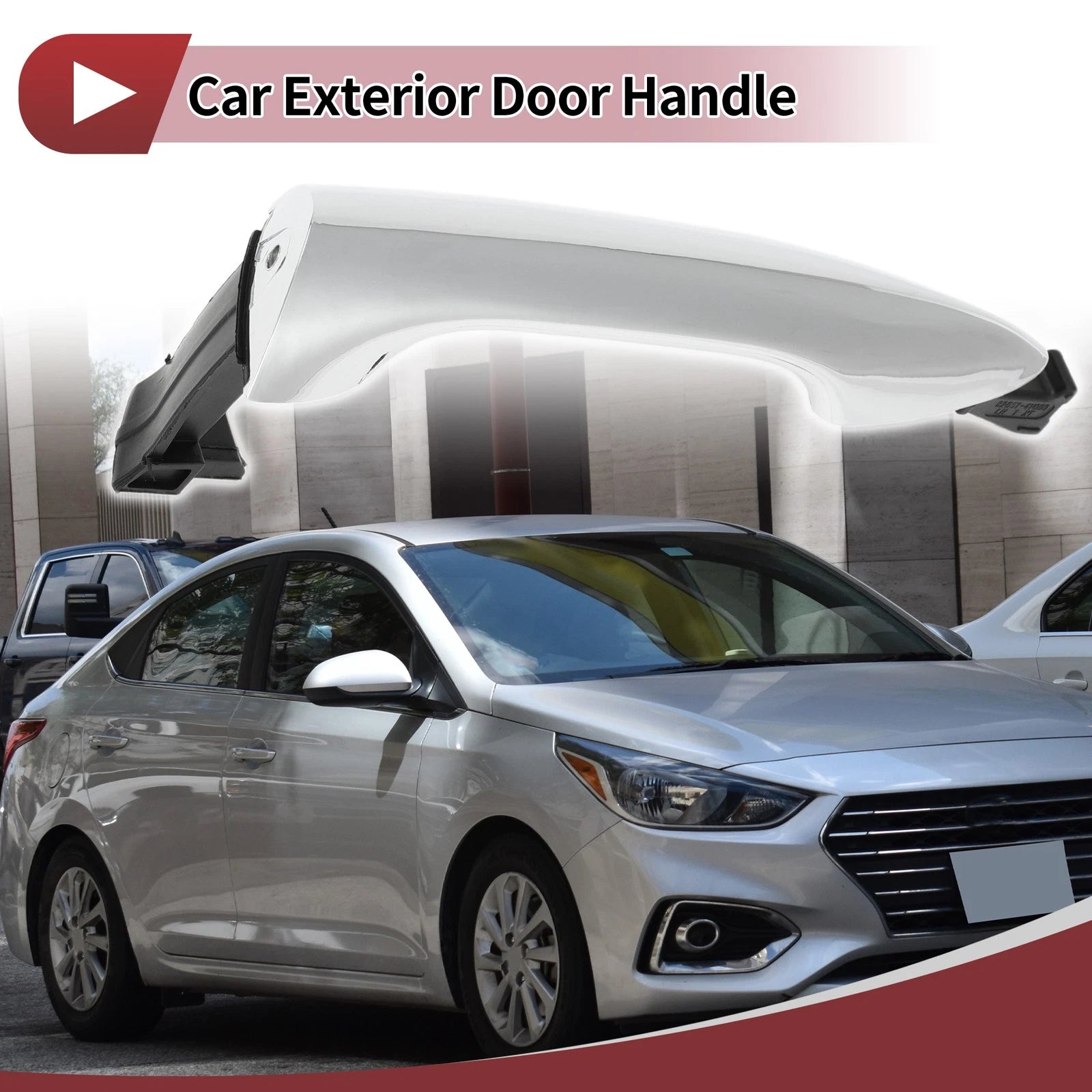 Car Door Handle Grip Replacement for Hyundai Elantra Front Left (2011–2019)
