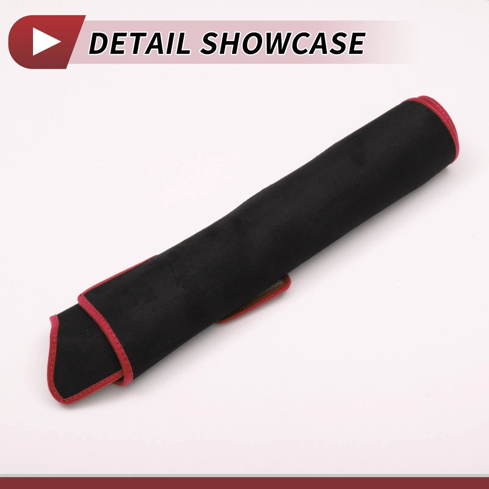 Dashboard Cover Mat for Subaru XV/Impreza (2012–2016) Black Red