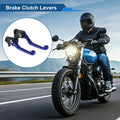 Short Brake Clutch Levers for Yamaha WR250F (2017–2022) Solid Blue