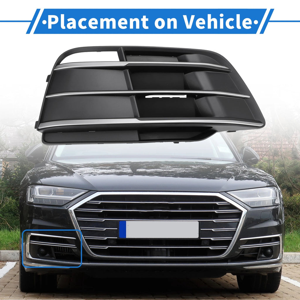 Front Right Fog Light Grill Replacement for Audi SQ5 (2018–2020)