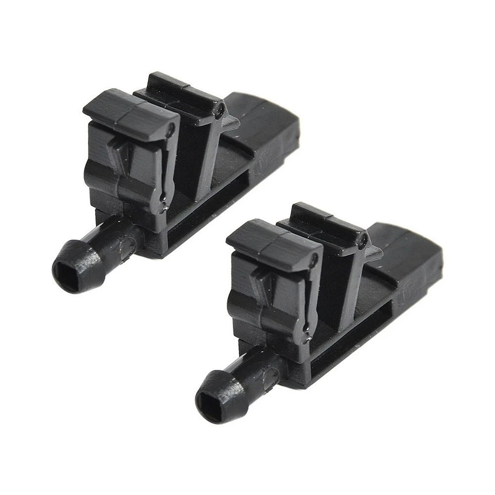 Windscreen Washer Jets for - Black ABS