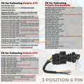 6Pin Ignition Key Switch Harness for Polaris Sportsman 300 400 450 500 550 570 (2000–2023)
