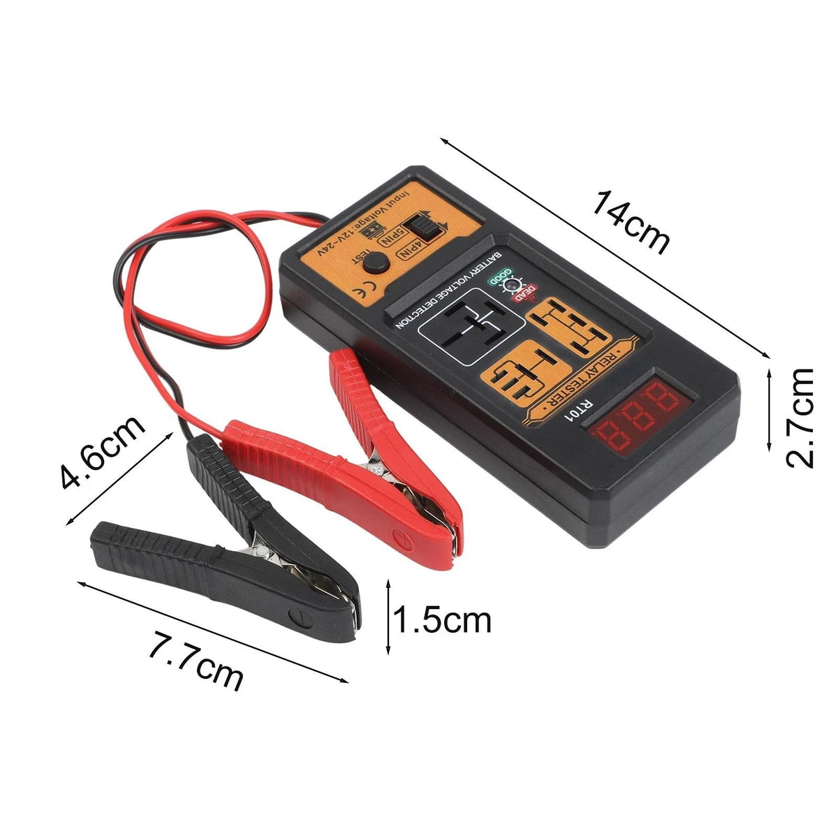 Relay Tester for Automotive 12V 24V Electrical Checks