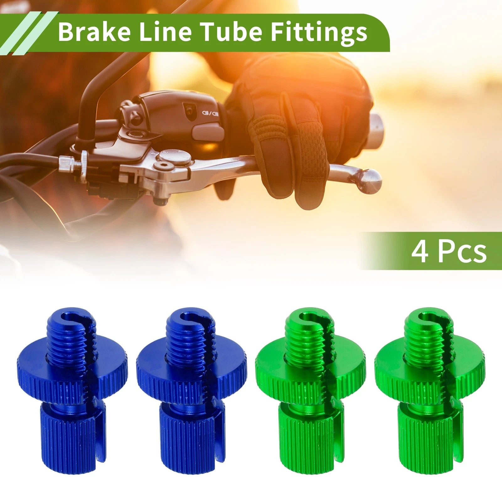 Clutch Brake Cable Adjuster Screws Kit for M10 Motorcycle (Blue) (2010–2025)