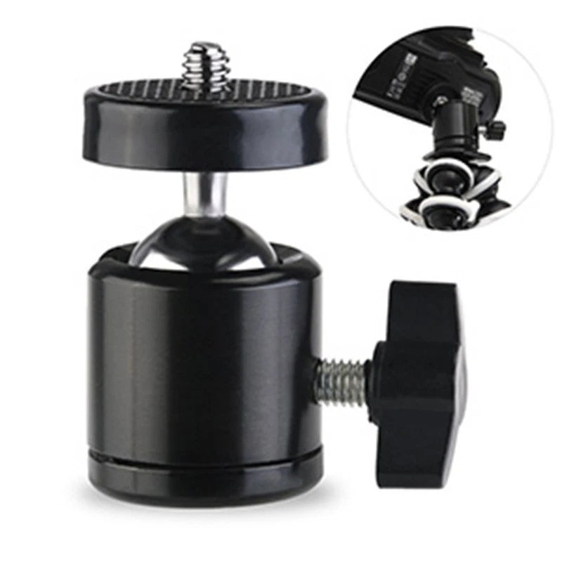 Swivel Ball Head for Projectors and Tripods (Compact Size, Quick Locking)