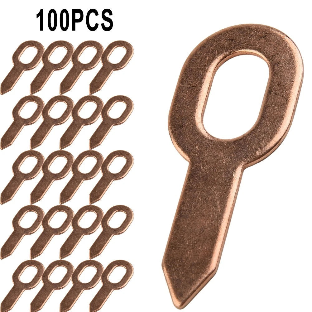 100x Dent Puller Rings for Car Body Panel Spot Welding Tool