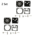 Set of 2 Chainsaw Carburetor Rebuild Kit for Husqvarna 346XP 350 353 (Zama RB-122)