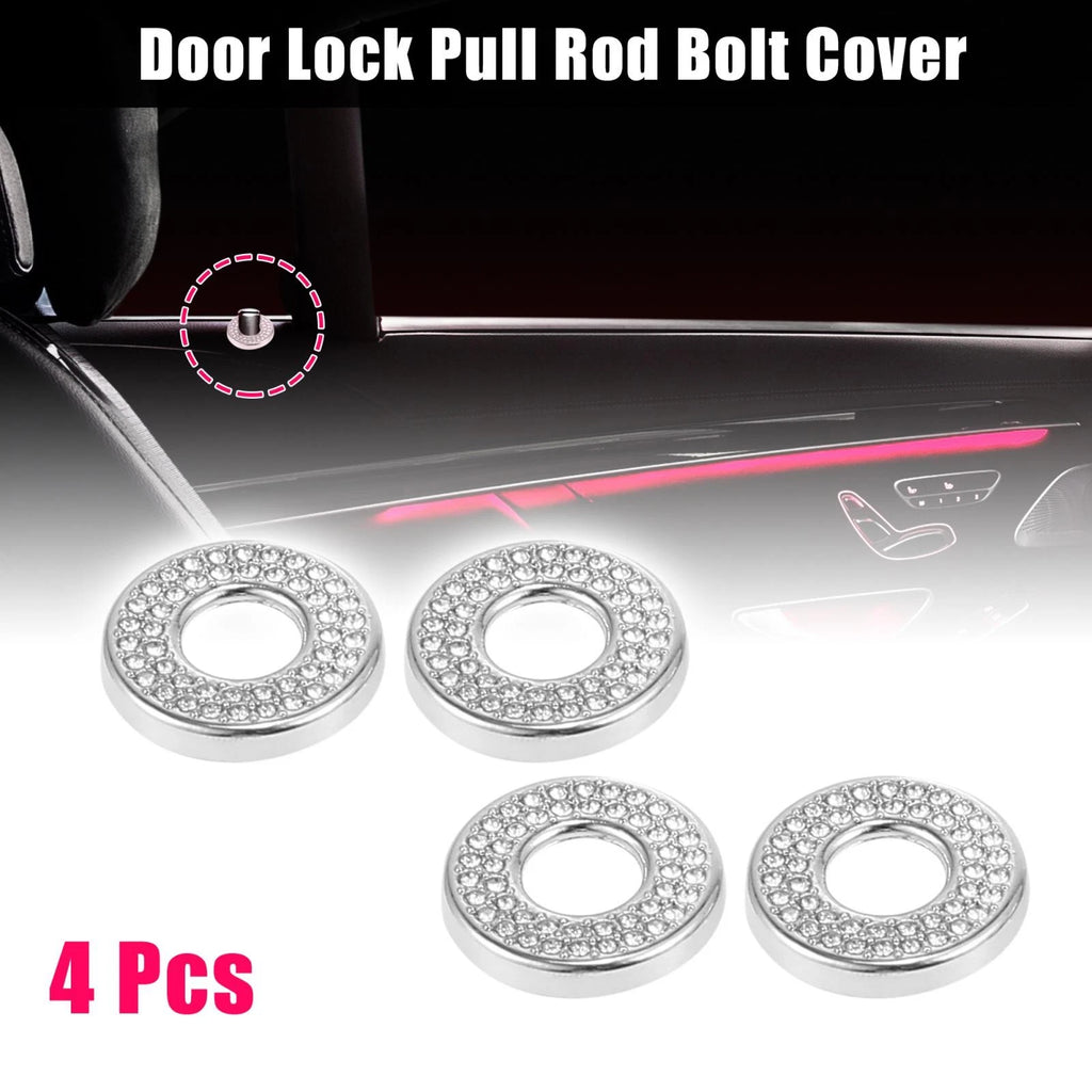 Door Lock Pull Rod Bolt Cover Set (4pcs) for Mercedes-Benz C Class (2015–2019)