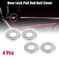 Door Lock Pull Rod Bolt Cover Set (4pcs) for Mercedes-Benz C Class (2015–2019)