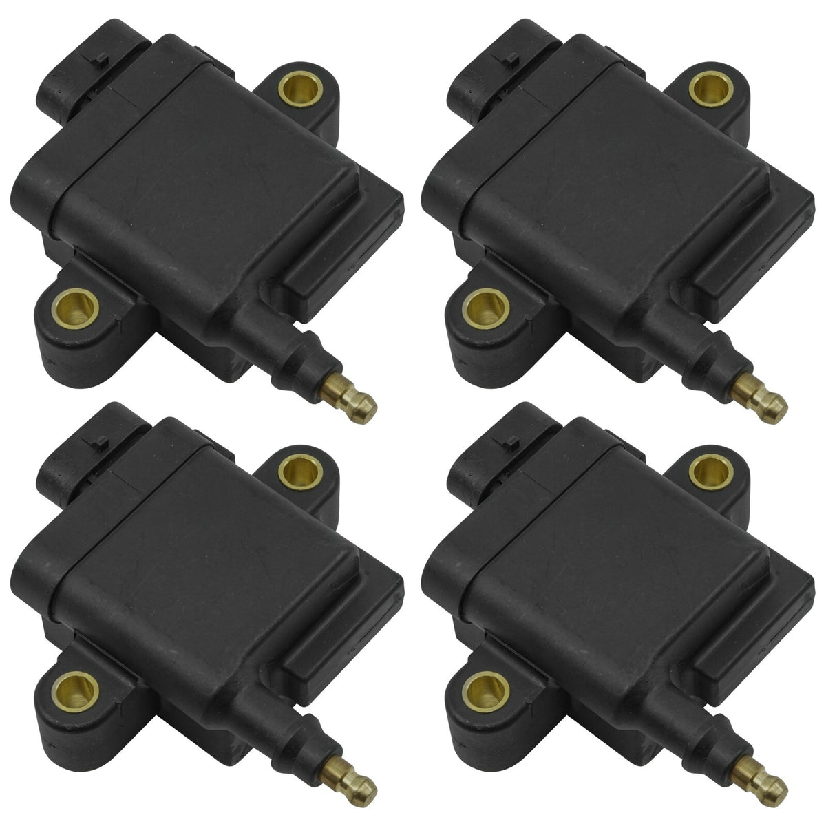 4-Pack Ignition Coils Replacement for Mercury Outboard 40 50 60 EFI 4Cyl (2005–2015)