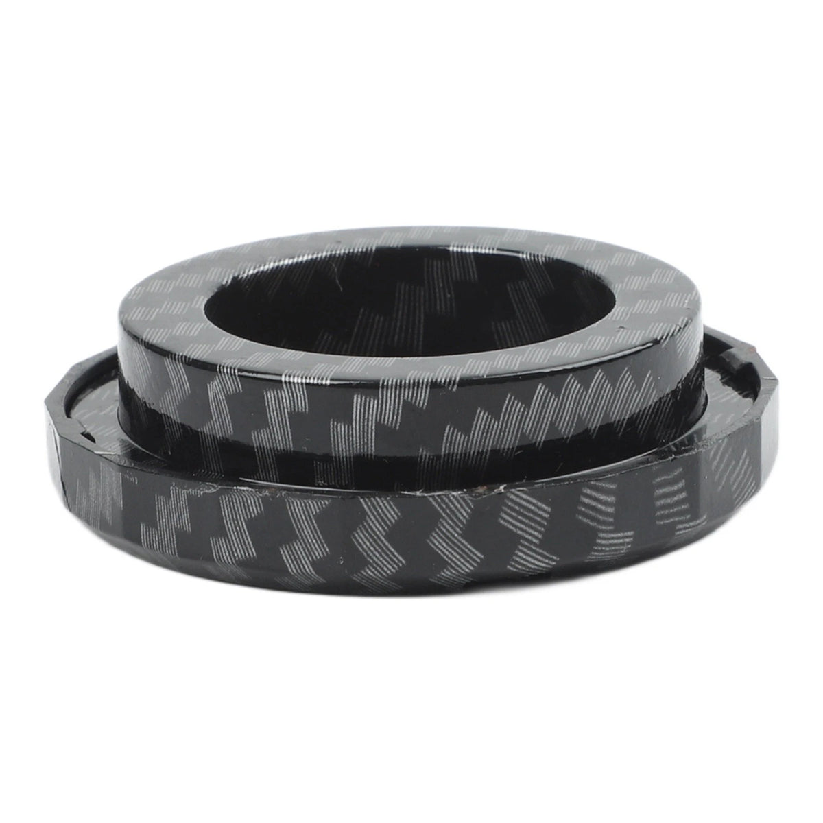 Carbon Fiber Engine Start Stop Button Cover Rotary Switch for Automotive Use