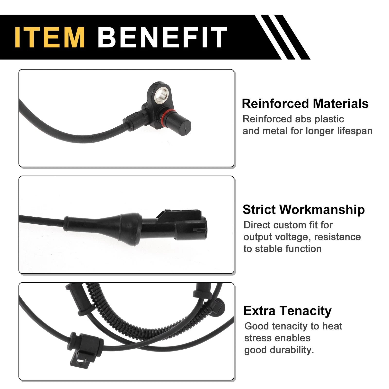 ABS Wheel Speed Sensor Replacement Front Left for Ford F-250 Super Duty (2005–2010)