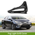 Front Left Fog Light Grill Replacement for Toyota Corolla (2017–2018)