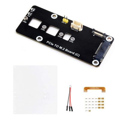 NVMe PCIe to M.2 SSD Adapter for Raspberry Pi 5 (Gen 2, Gen 3)