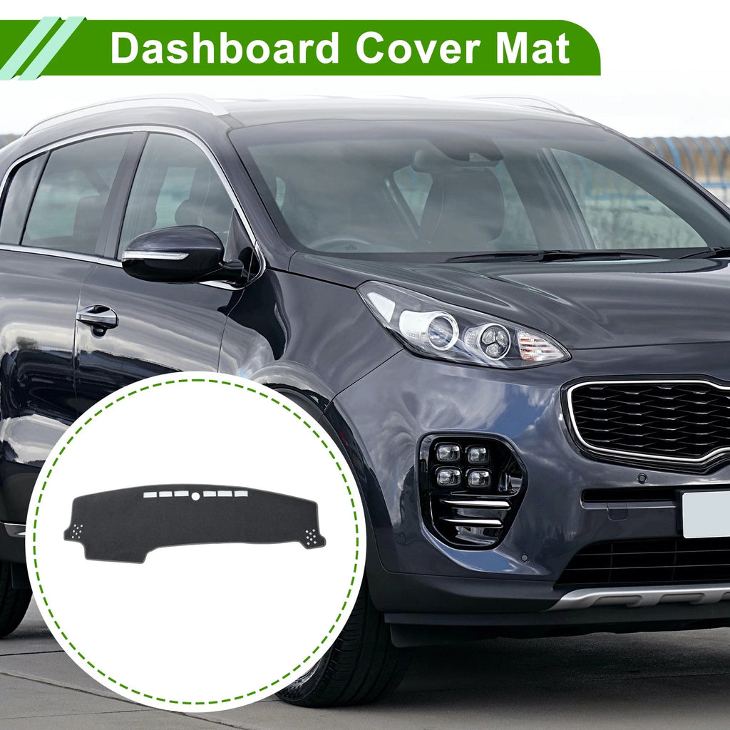 Dashboard Cover for Kia Sonet (2022–2025) Polyester Gray 1 Pc