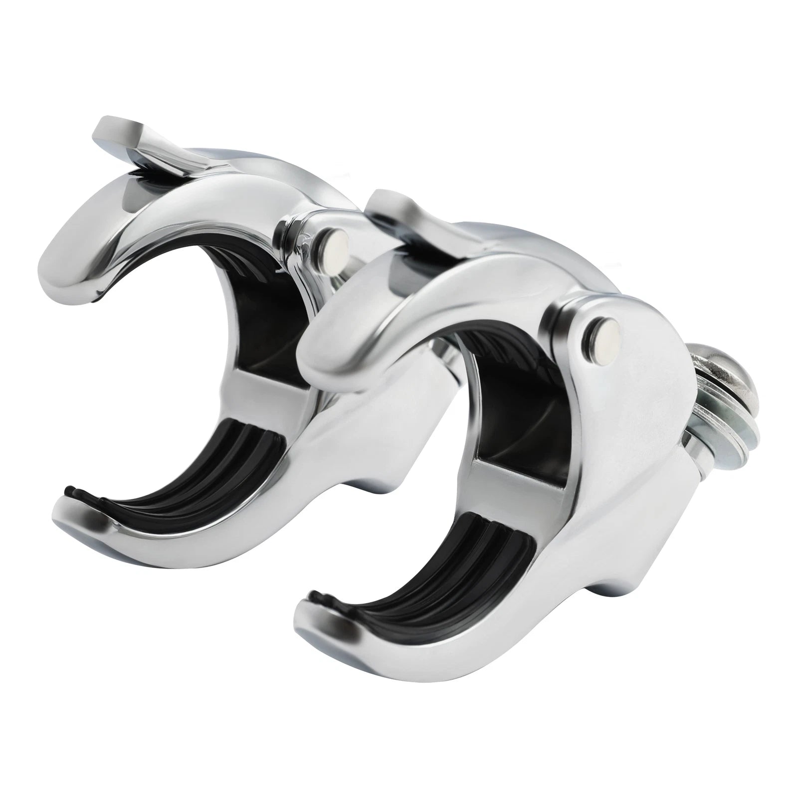49mm Detachable Windshield Clamps for Harley Fat Bob (2018–2025) Chrome