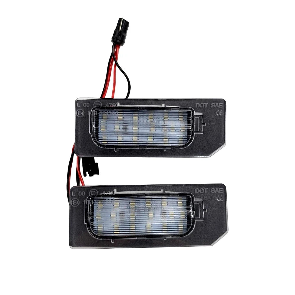 White LED License Plate Lamp for Mitsubishi Outlander Sport (2011–2019)