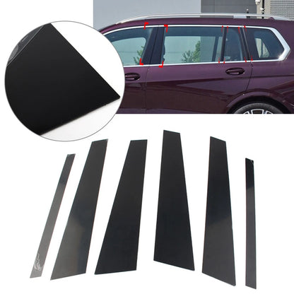 8Pcs Car Door Window Column B C Pillars Posts Trims for BMW X7 G07 (2019–2021)