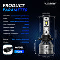 2X 9006 LED Headlight Bulbs for Novsight (6000K)