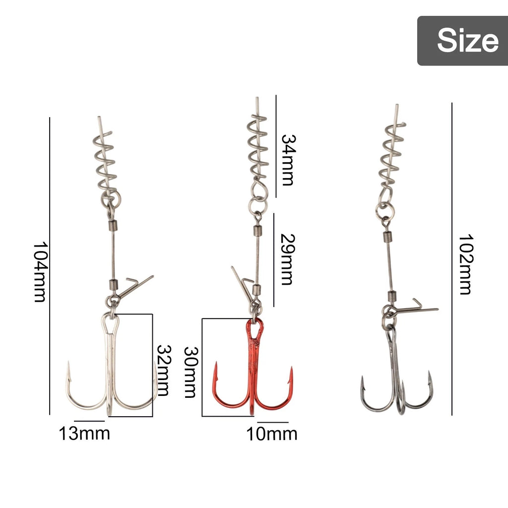 Treble Hooks for Fishing Soft Lure (Universal)