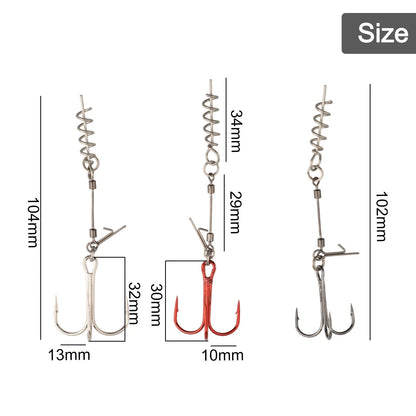 Treble Hooks for Fishing Soft Lure (Universal)