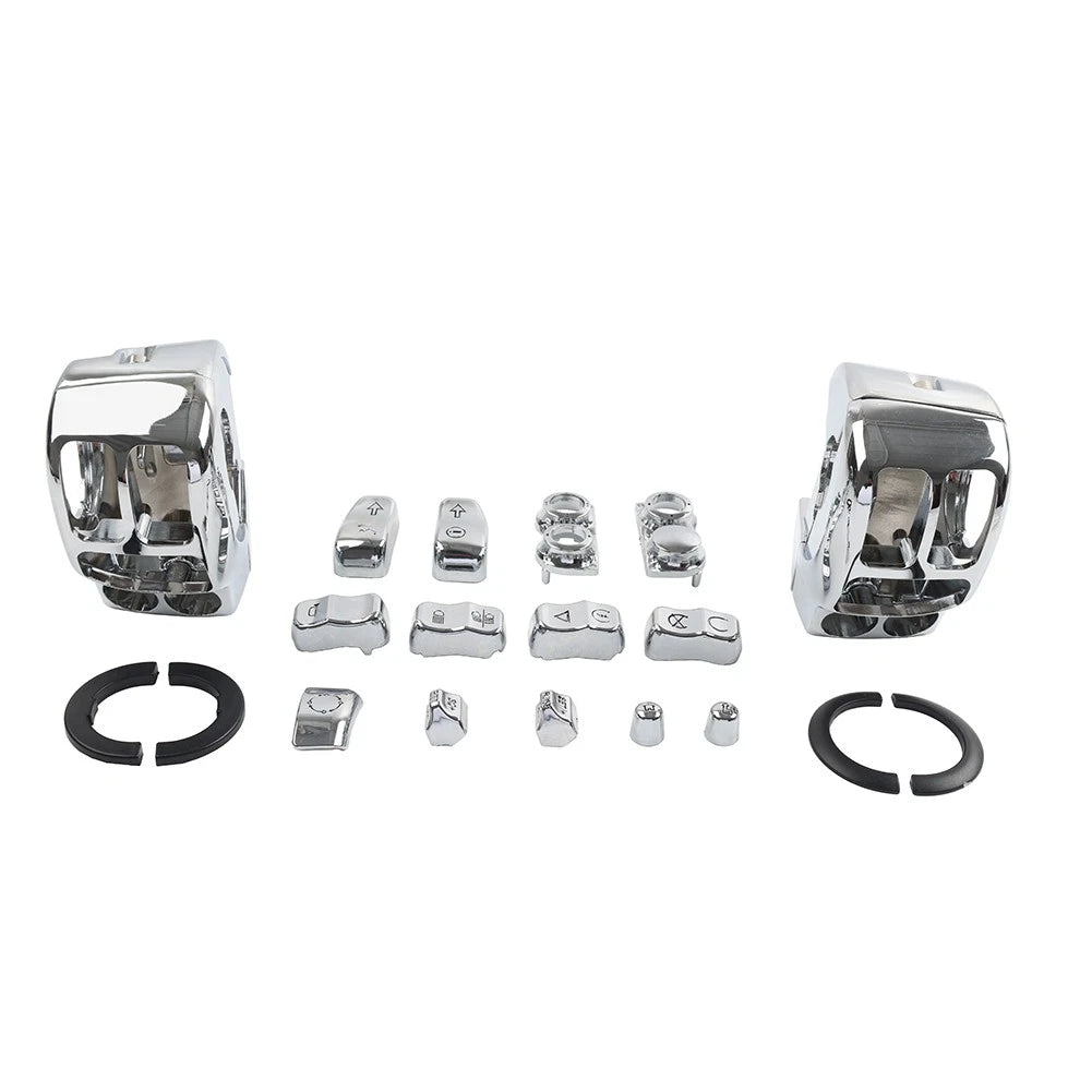Handlebar Control Switch Housing Cap Button for Harley Road Glide (2014–2023)